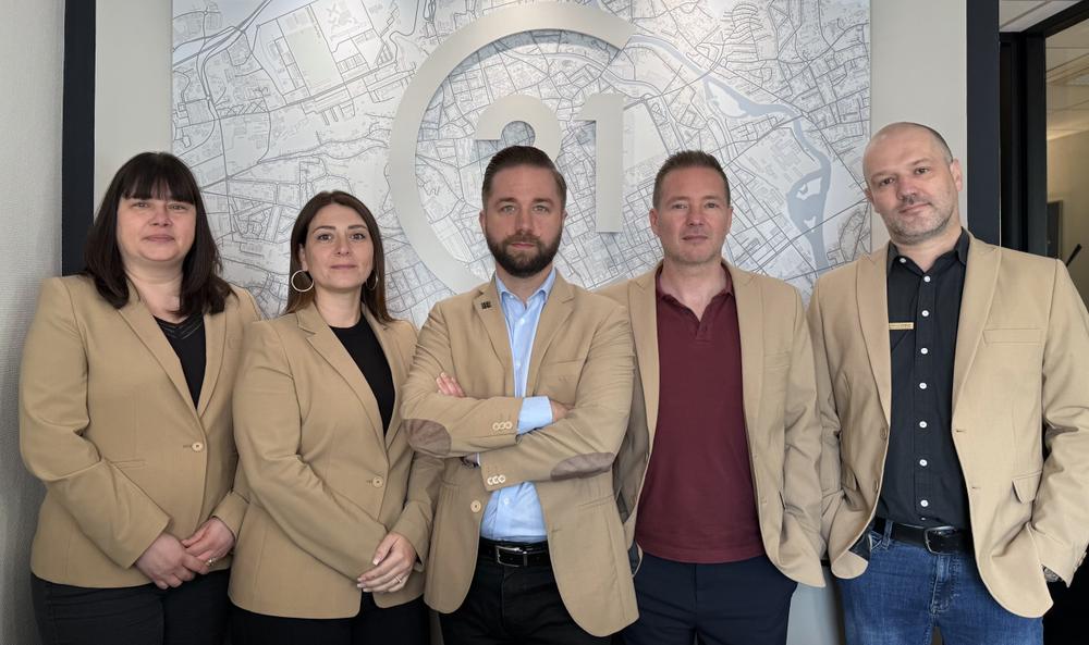 l'équipe de l'agence Héritage