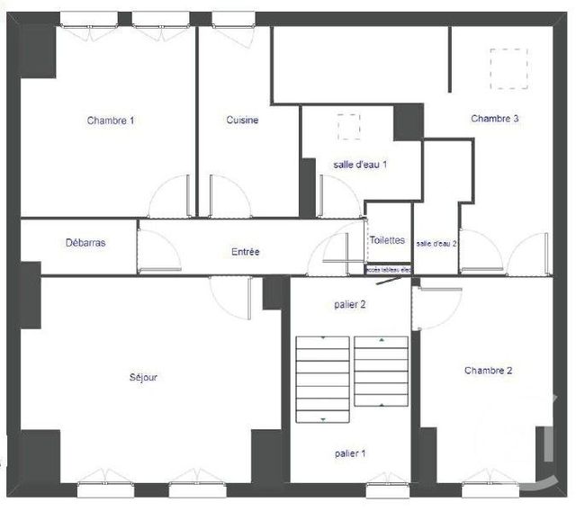 Appartement F4 à vendre - 5 pièces - 78.15 m2 - ESSEY LES NANCY - 54 - LORRAINE - Century 21 Héritage